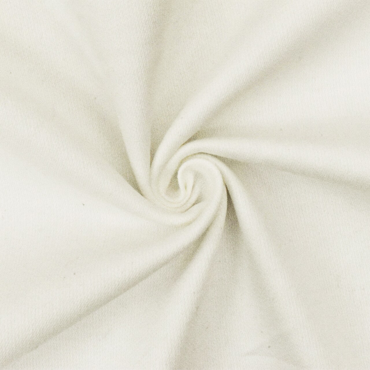 Classic Ivory Solid Stretch Cotton Dobby Woven Fabric By the Yard